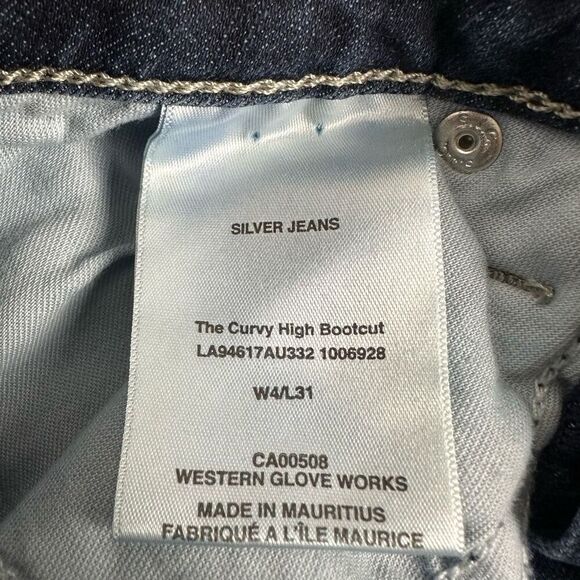 Silver Jeans Authentic The curvy High Bootcut size 4 - Picture 6 of 7